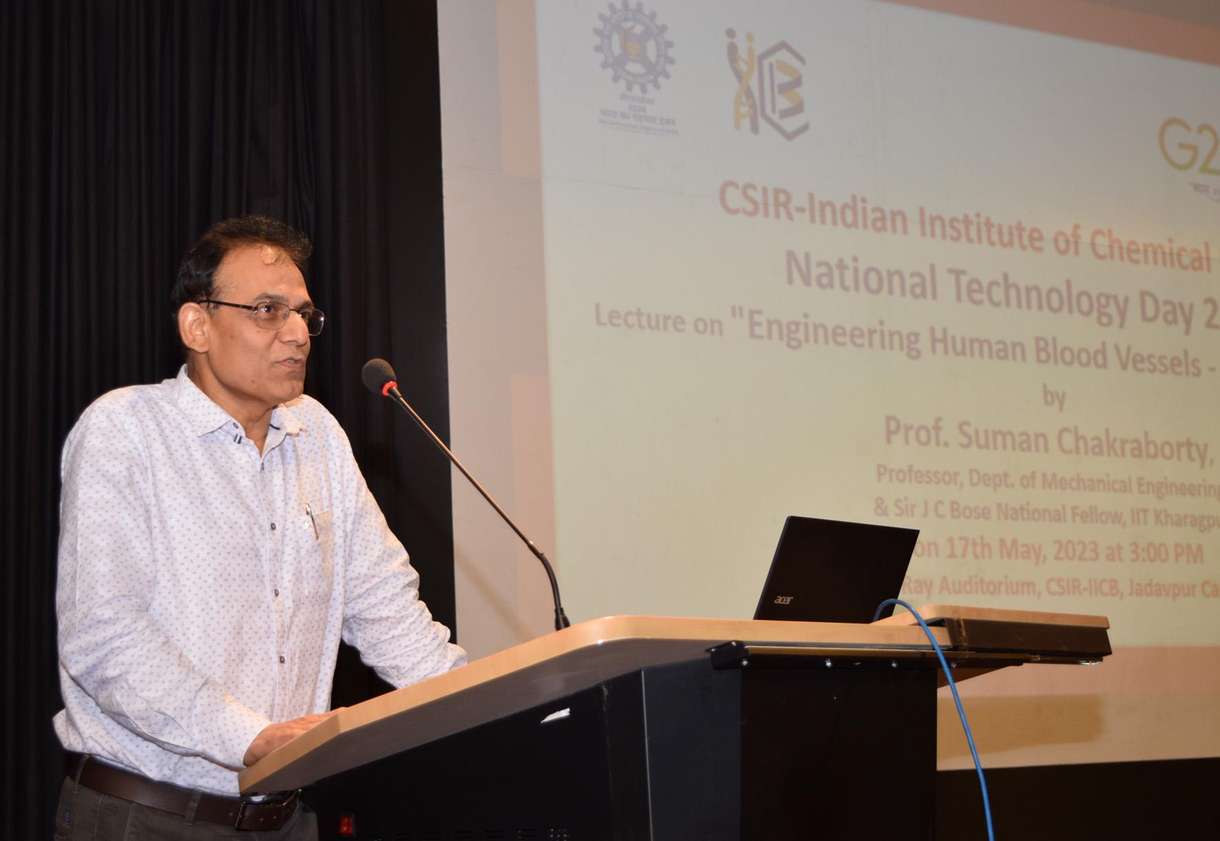 Celebration of National Technology Day 2023 - Lecture by Prof. Suman ...